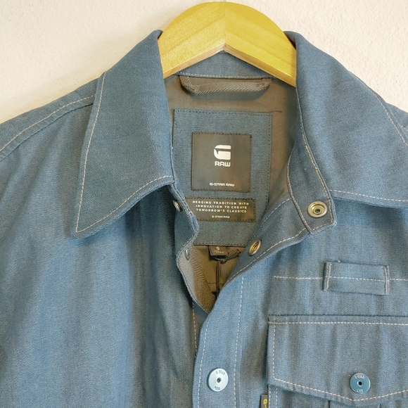G-Star Raw Women's Naval Collar Overshirt 2.0 Sz Small Streetwear Loose Fit - Picture 7 of 16
